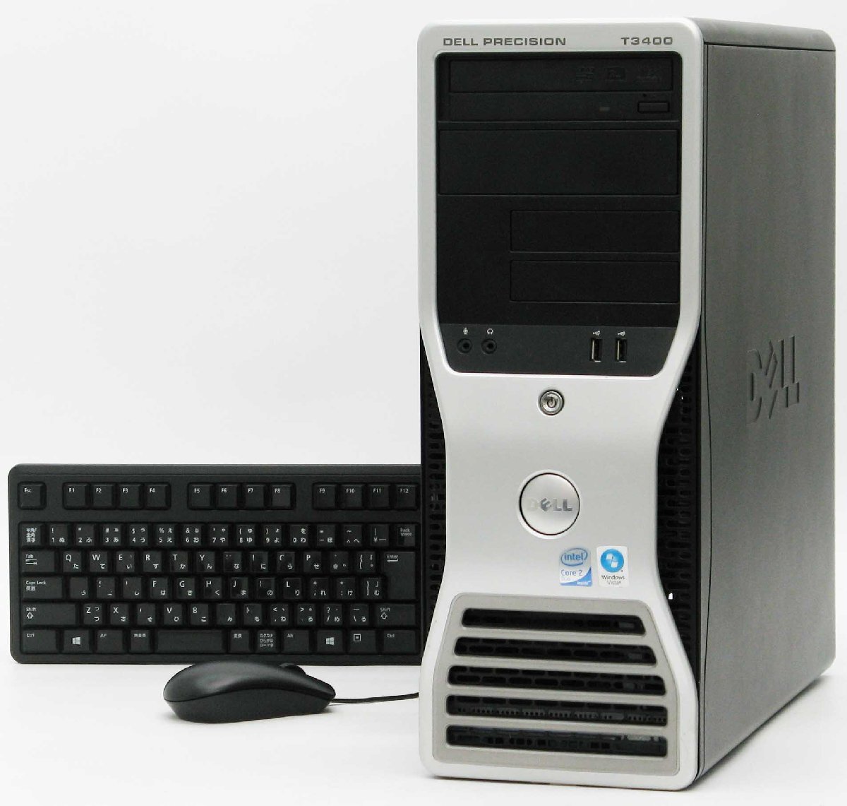 Precision T3400-E8500CMT Core2Duo Windows XP 中古 デスクトップ パソコン