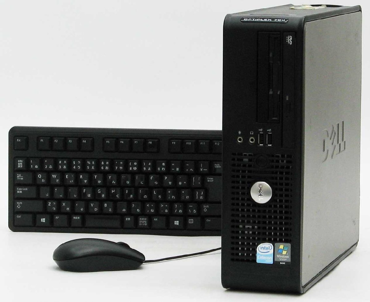 DELL Optiplex 760-E1400SF Celeron-E1400 Windows XP ���� �f�X�N�g�b�v �p�\�R��