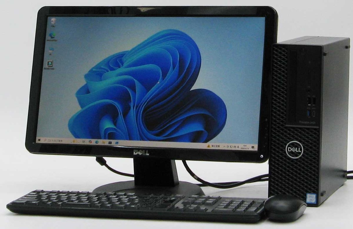 Precision 3431-9700SF Core i7 第9世代 20ワイド液晶セット Windows 11 中古 デスクトップ