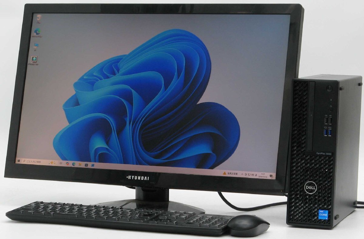 Optiplex 3000-12600SF Core i5 第12世代 27液晶セット Windows 11 中古 デスクトップ