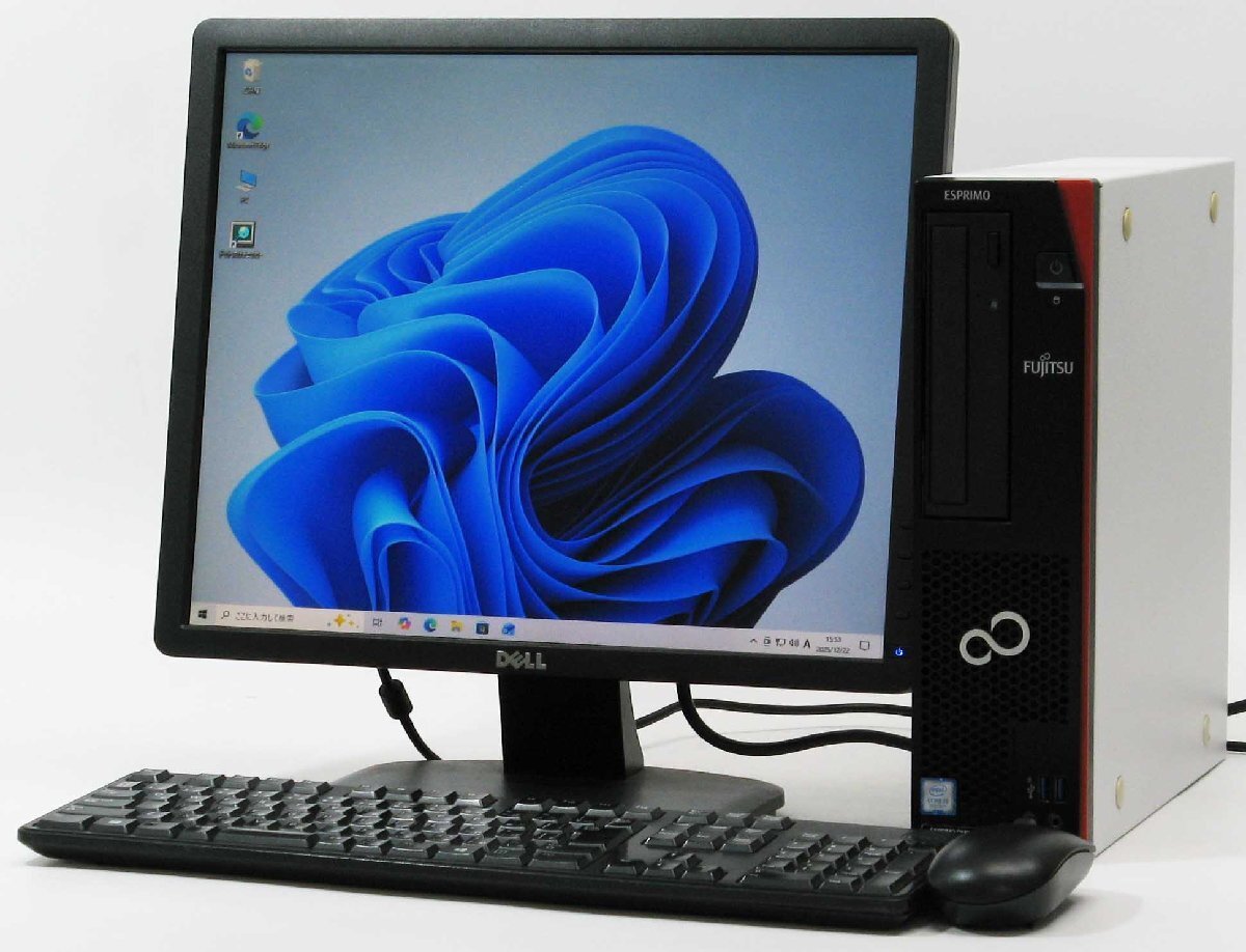 ESPRIMO D588/BX FMVD4300CP Corei7 ��9���� 19�t���Z�b�g Windows 11 ���� �f�X�N�g�b�v