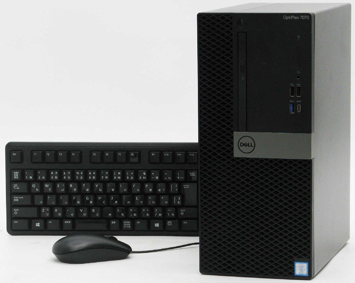 Optiplex 7070-9700MT i7 SSD+HDD GTX1050 Windows 11 ���� �Q�[�~���O�f�X�N�g�b�v �p�\�R��