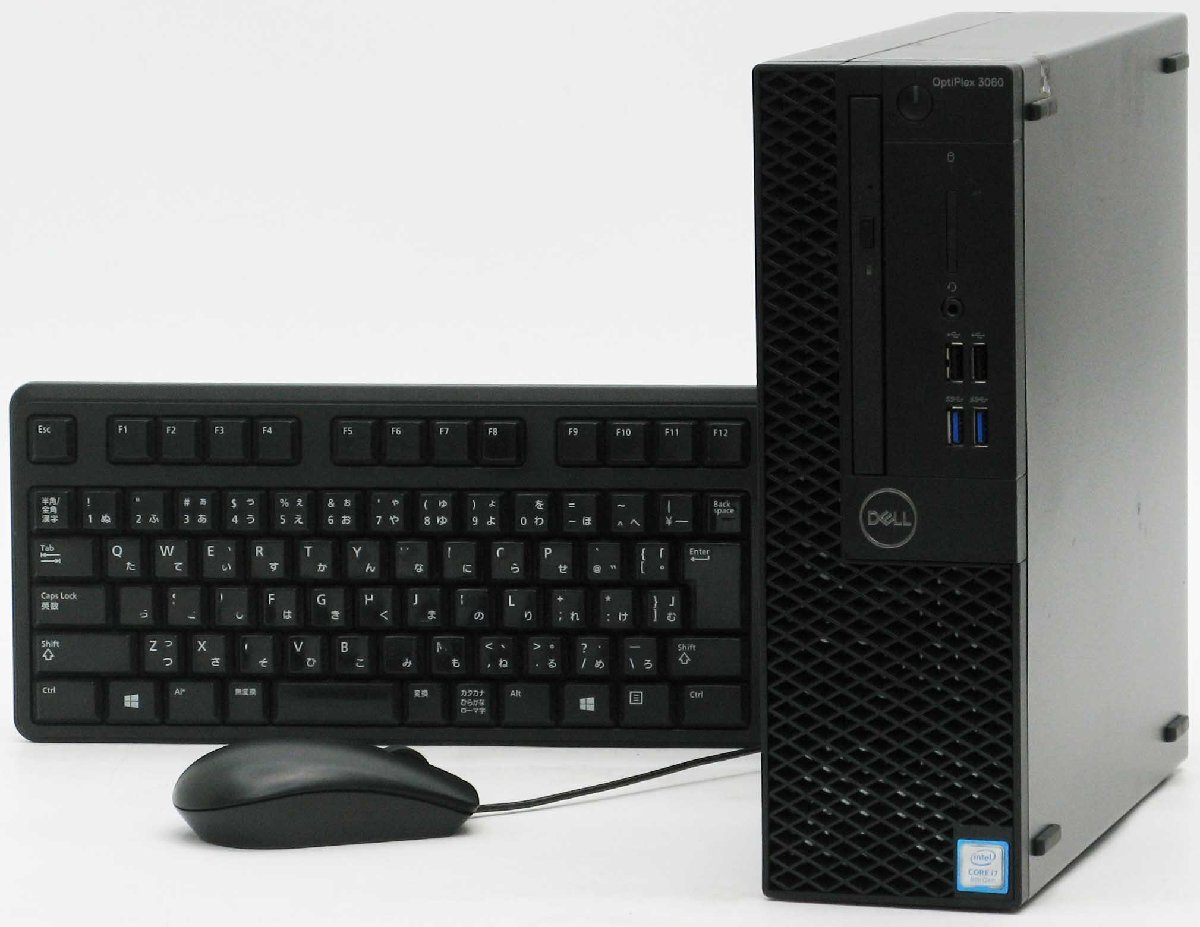 Optiplex 3060-8700SF Core i7 第8世代 SSD Windows 11 中古 デスクトップ パソコン
