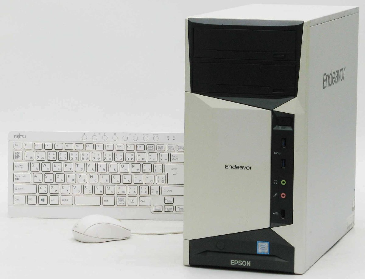 Endeavor MR8000-L Corei7 SSD+HDD GTX1050 Windows10 中古 ゲーミングデスクトップパソコン
