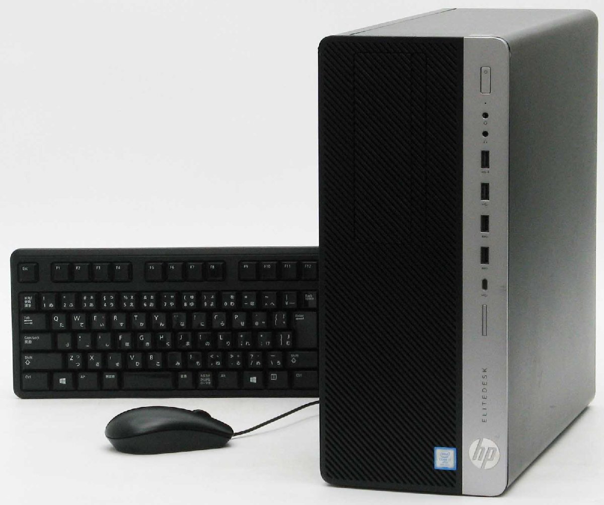 EliteDesk 800 G5 TWR-9700 Corei7 SSD+HDD GTX 1060 Windows 11 中古 ゲーミングデスク