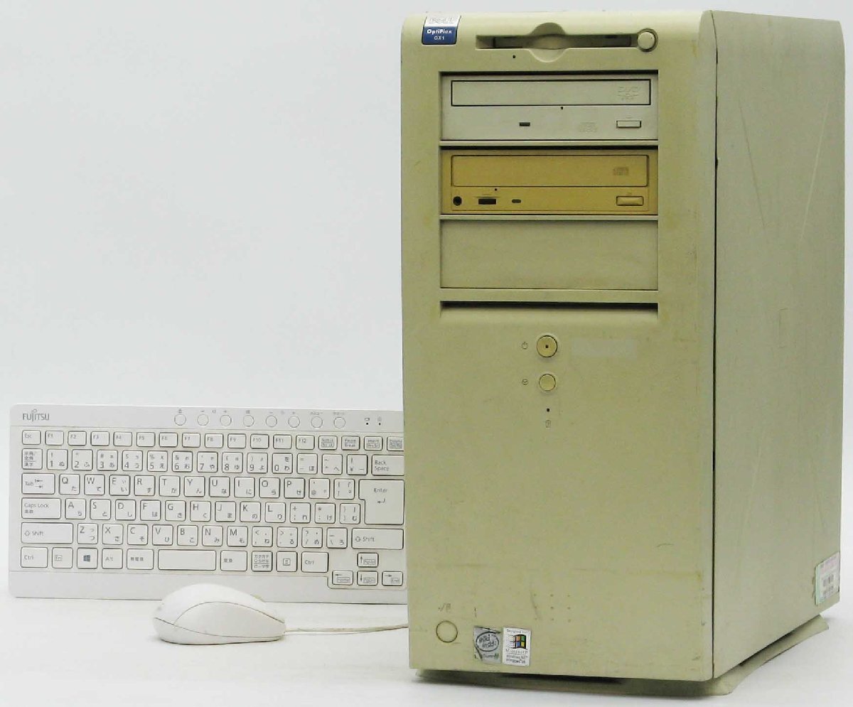 OptiPlex GX1-P550 Pentium3 ISAバス搭載 Windows 98SE 中古 デスクトップ パソコン