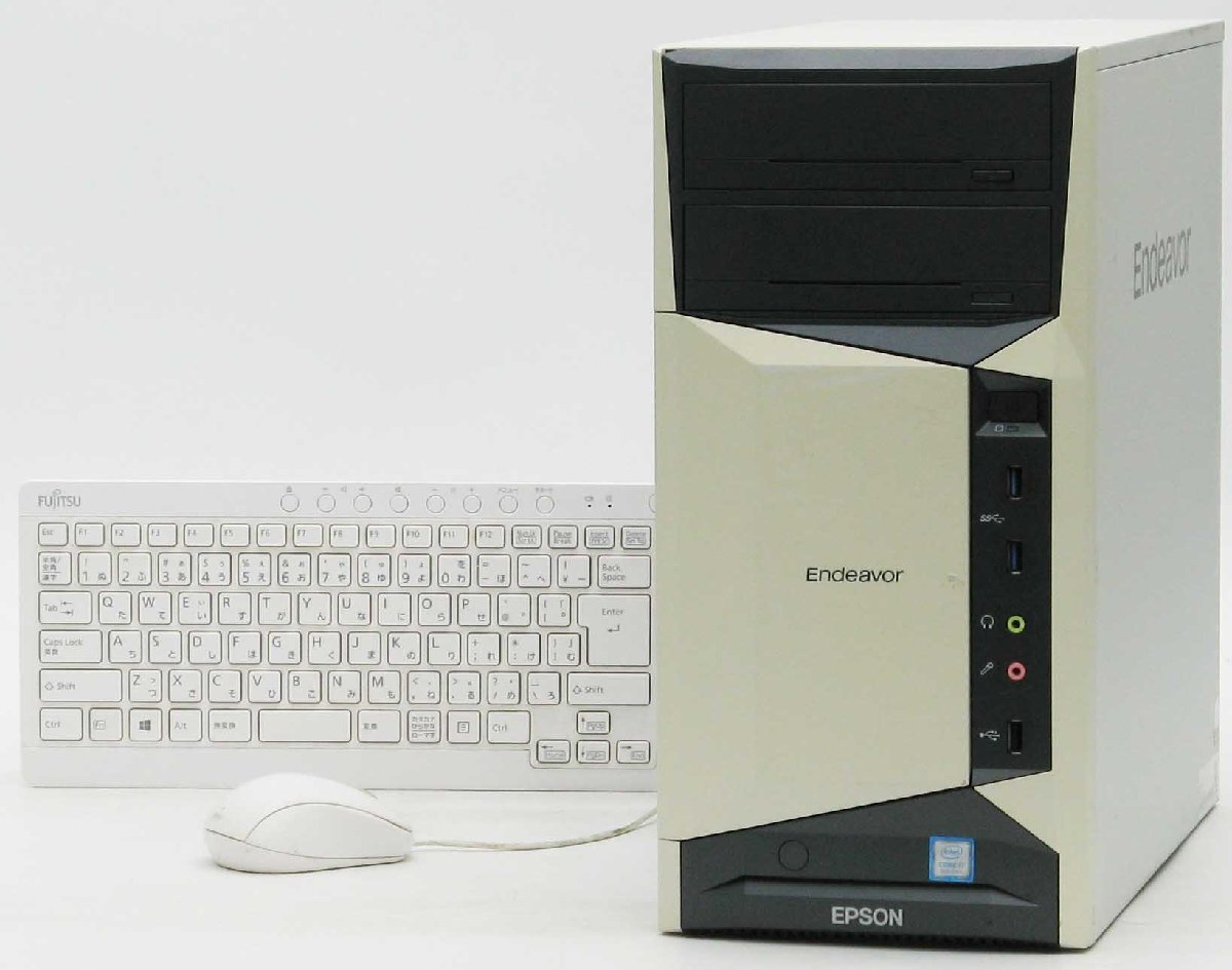 Endeavor MR8100-L Core i7 SSD+HDD GTX1050Ti Windows 11 ���� �Q�[�~���O�f�X�N�g�b�v