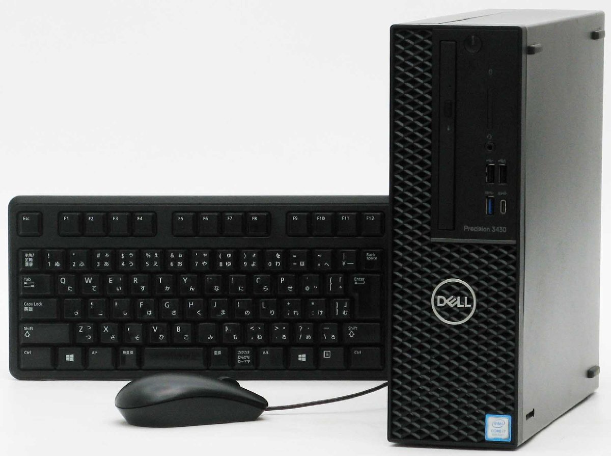 Precision 3430-8700SF Core i7 第8世代 メモリ32GB Windows11 中古 デスクトップ パソコン