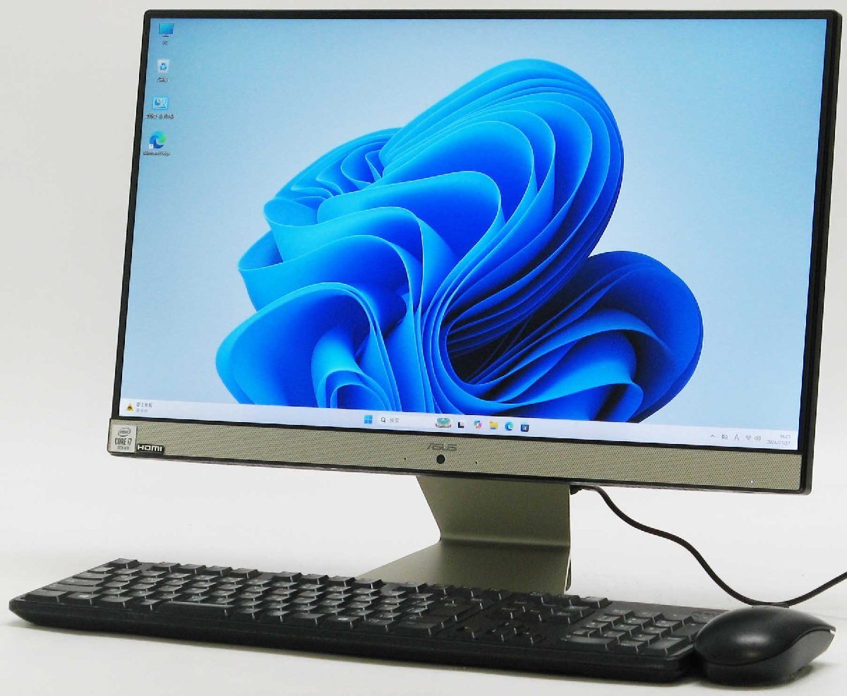 Vivo AiO V222FAK-BA167T Core i7 第10世代 液晶一体型 Windows 11 中古 デスクトップ