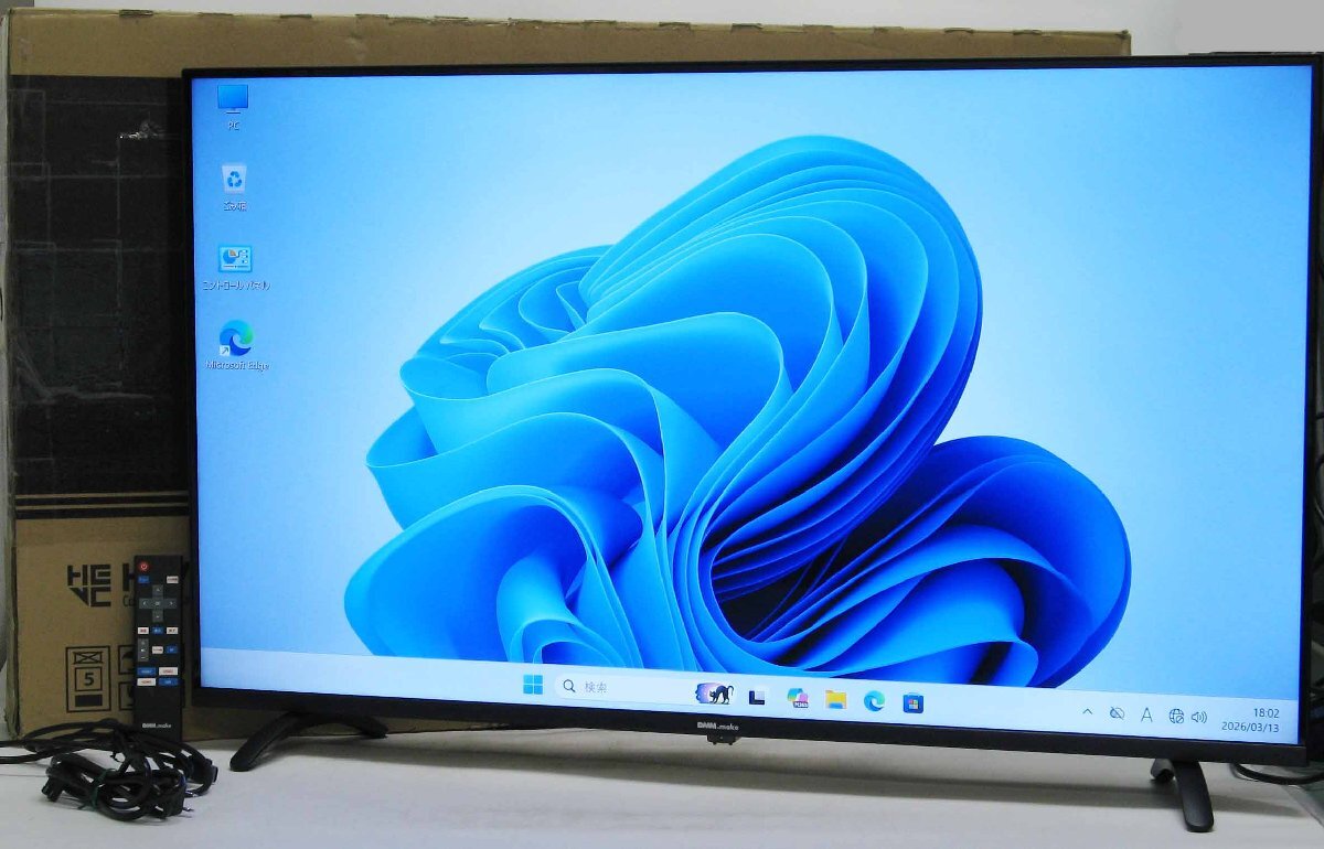 Dks-4K43DG4 �� �t�����j�^�[ 43�C���` 4K HDMI�Ή� ���𑜓x �P�[�u�� ���� �����R���t��
