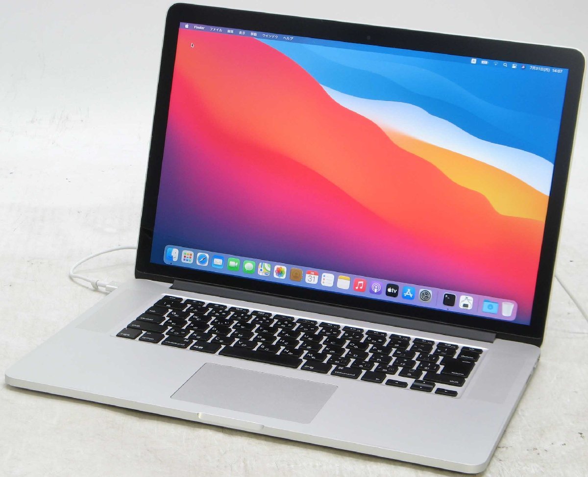 MacBook Pro 15インチ Core i7 8GB SSD 2013