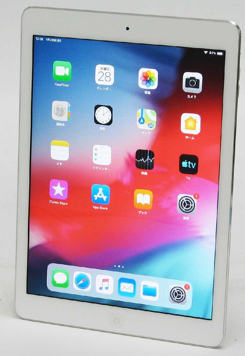 iPad Air MD788J/B ��1���� 16GB �V���o�[ iOS 12.5.8 ���� Macintosh �^�u���b�g #20
