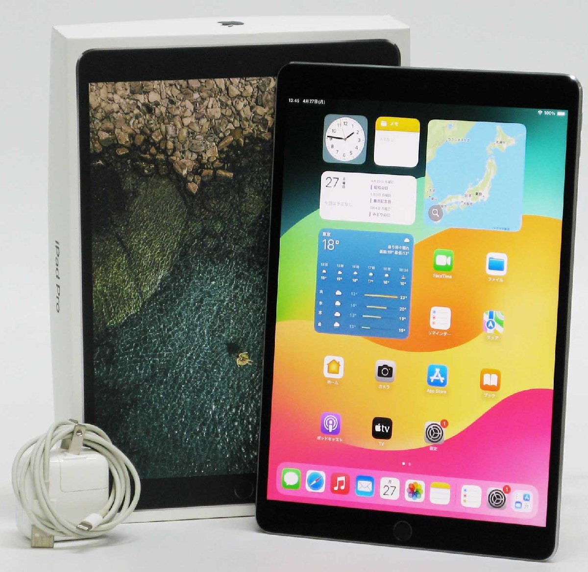 iPad Pro MQDT2J/A ��1���� Wi-Fi���f�� 64GB iPadOS17.7.10 ���� Macintosh �^�u���b�g #1