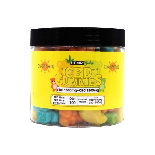 Hemp BABY CBDグミ 1粒CBD15mg + CBG15mg/合計CBD75mg + CBG75mg 5個