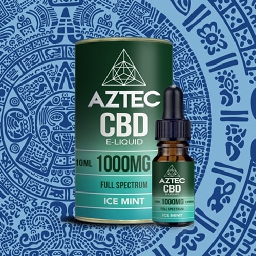 AZTEC (アステカ) E-LIQUID FULL SPECTRUM CBD 10％ (1000mg) 10ml 