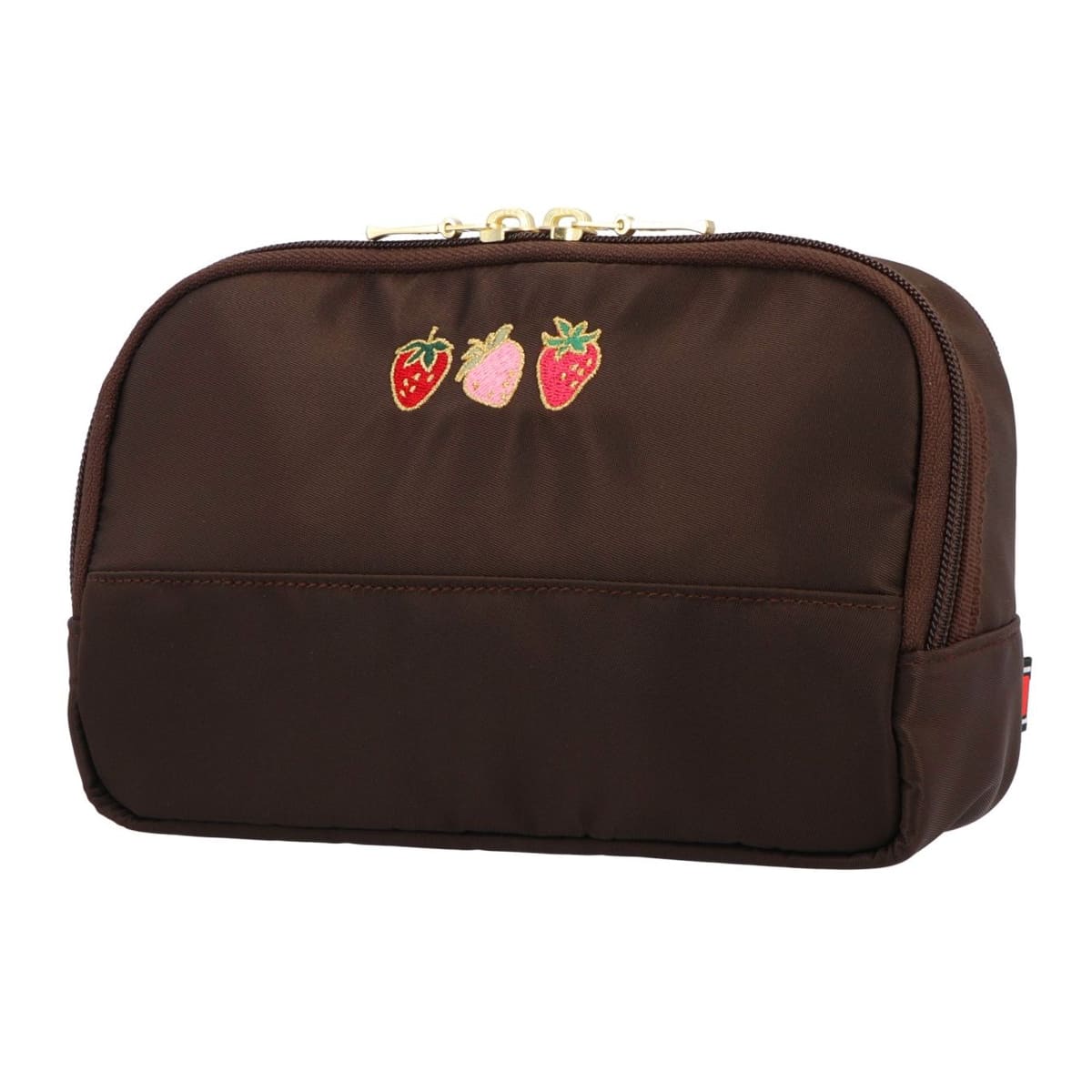 オンライン限定 スロープシェイプ・ポーチ エンブロイダリー