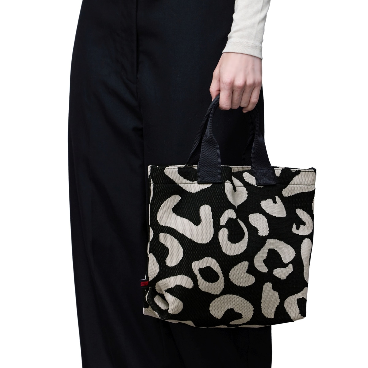 ニット・トートバッグ ジャーナル・レオパード 5WB-JP224