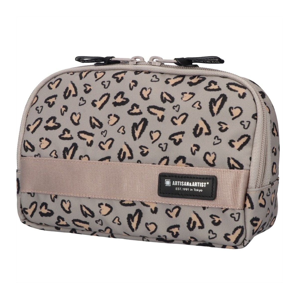 アルティザン＆アーティスト ARTISAN＆ARTIST スロープシェイプ・ポーチ 5WP-MN110H ミス・パンテール #グレージュ コスメポーチ/バッグ [162606]〔c_coffret2025〕 新商品】スロープシェイプ・ポーチ ミス・パンテール 5WP-MN110H