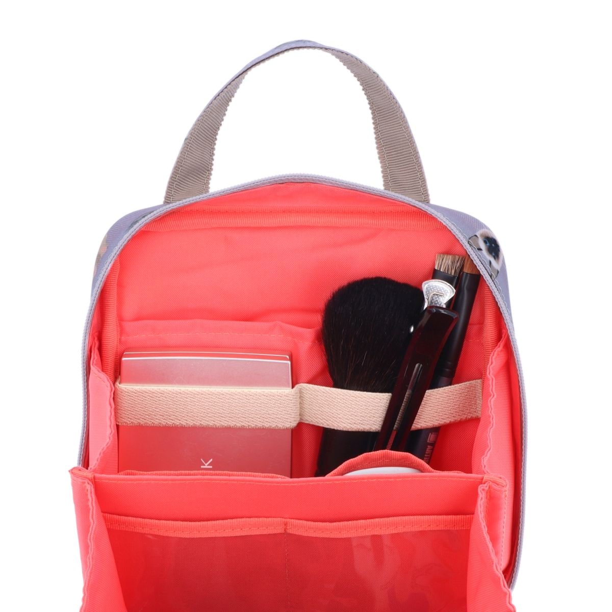 在庫限り】タテ型収納のスクエアポーチ ウィスカー・ウィスパー 5WP