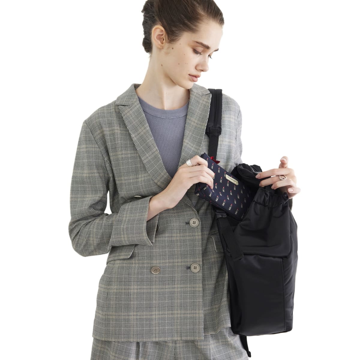 在庫限り】ワイドオープン・大きめリュック ポッシュ KG2PO-704