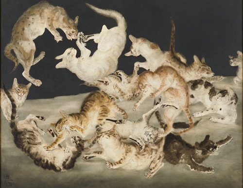 藤田嗣治 「猫（縞三毛）」 | | アトリエ・ブランカ