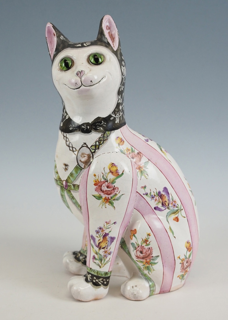 エミール・ガレ 「猫型置物（黄）」 | | アトリエ・ブランカ