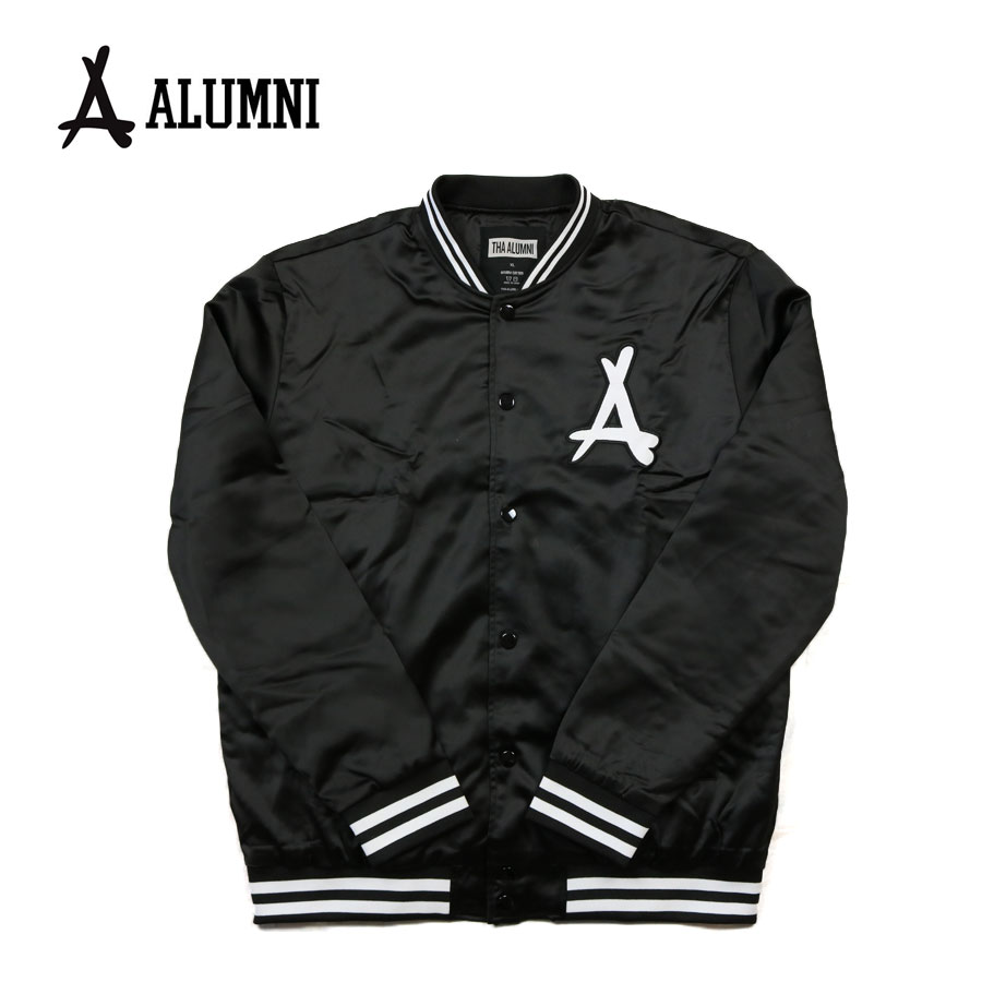 ALUMNI CLOTHING アルムナイクロージング WORLD CHAMPS BASEBALL JACKET BLACK メンズ インポート  KID INK イロン スタジアム スタジャン | すべての商品 | ABLAZE-K