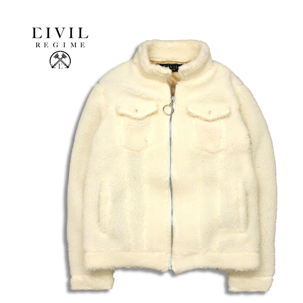 Civil Regime シビル・レジーム SHERPA TRUCKER JACKET CREAM 18CV 