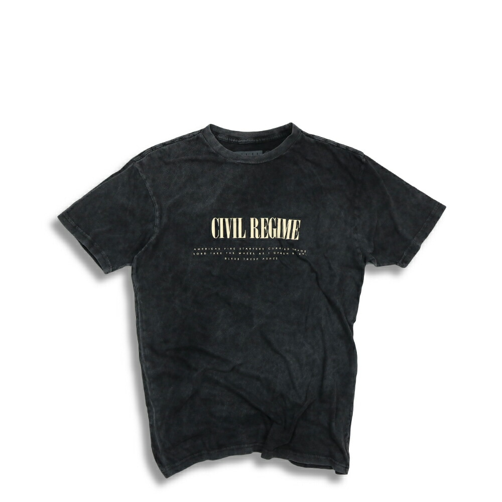 Civil Regime シビル・レジーム TIMES UP TEE VINTAGE BLACK Tシャツ すべての商品 ABLAZEK