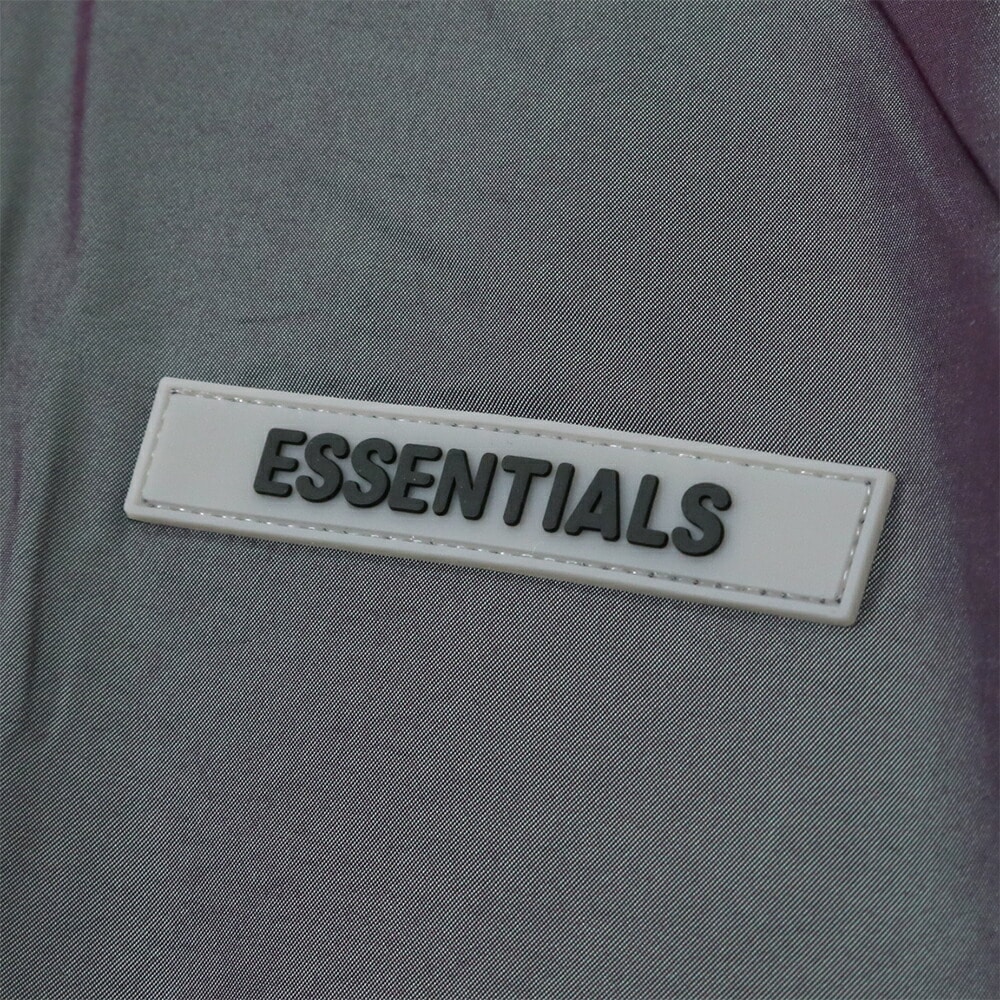 essentials ナイロン　ジャケット　ハーフジップ　 Iridescent essentials ナイロン ジャケット ハーフジップ Iridescent FOG