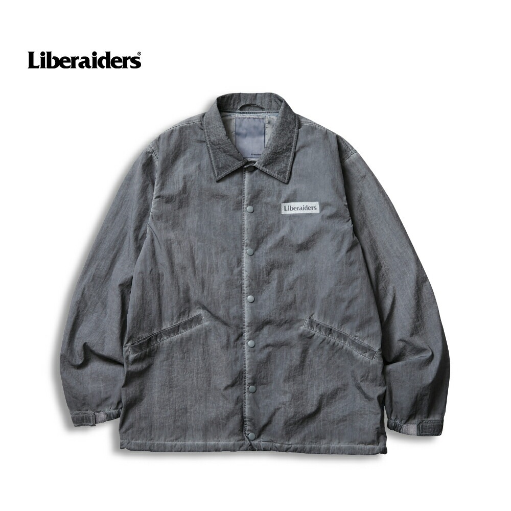 Liberaiders リベレイダース OVERDYED VICTORY COACH JACKET BLACK