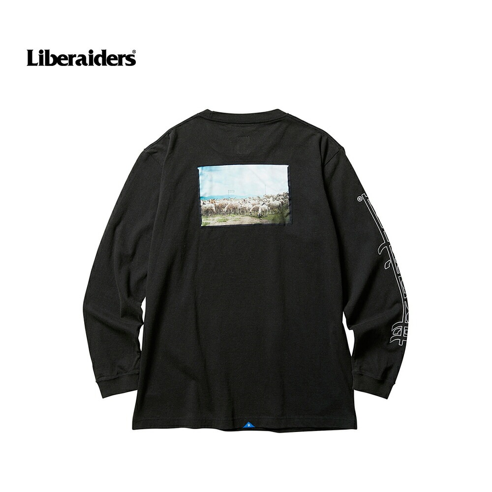Liberaiders リベレイダース M.A.W L/S TEE BLACK ロングスリーブT 