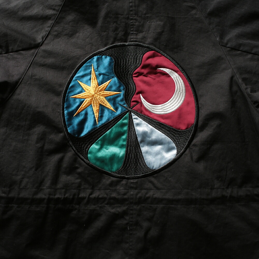 ☆美品☆Liberaiders フィッシュテイルコート Liberaiders リベレイダース PATCHWORK FIELD COAT BLACK