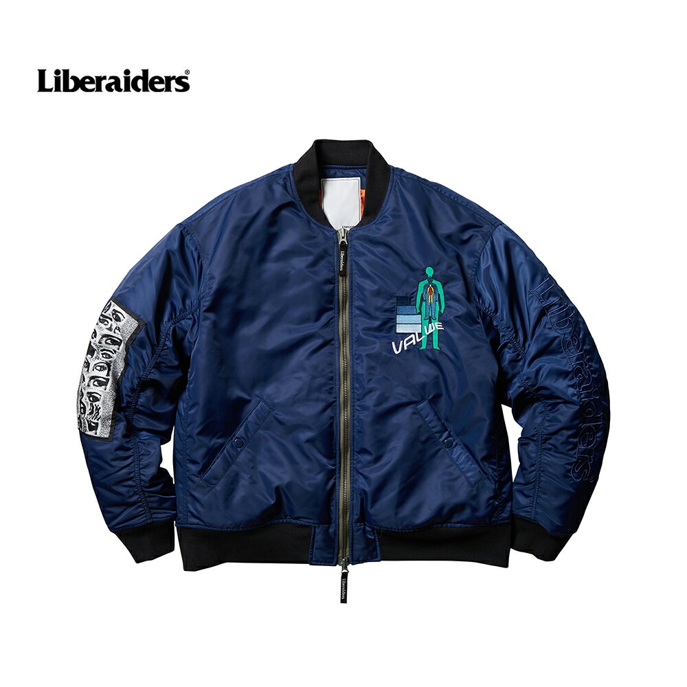 Liberaiders リベレイダース LIBERAIDERS THE DECLINE BOMBER JACKET