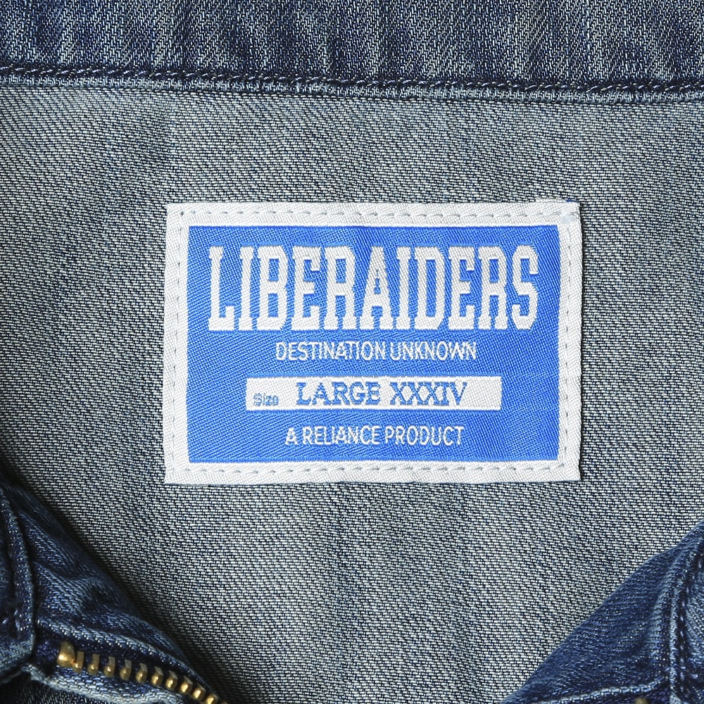 Liberaiders リベレイダース ZIP FRONT DENIM JACKET デニムジャケット