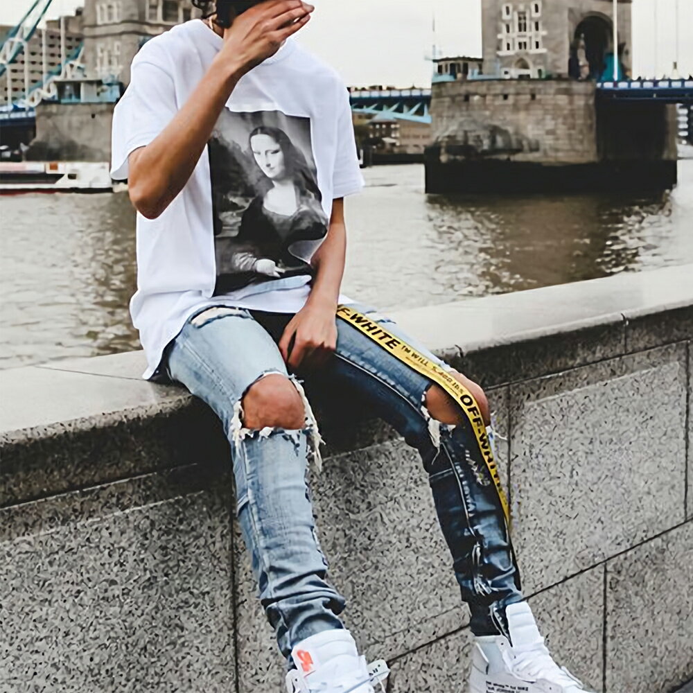 mnml ミニマル M1 STRETCH DENIM Blue トレンド ストレッチ デニム