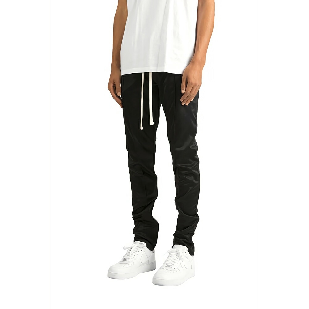 mnml ミニマル TRACK PANTS Black/Black トレンド トラックパンツ