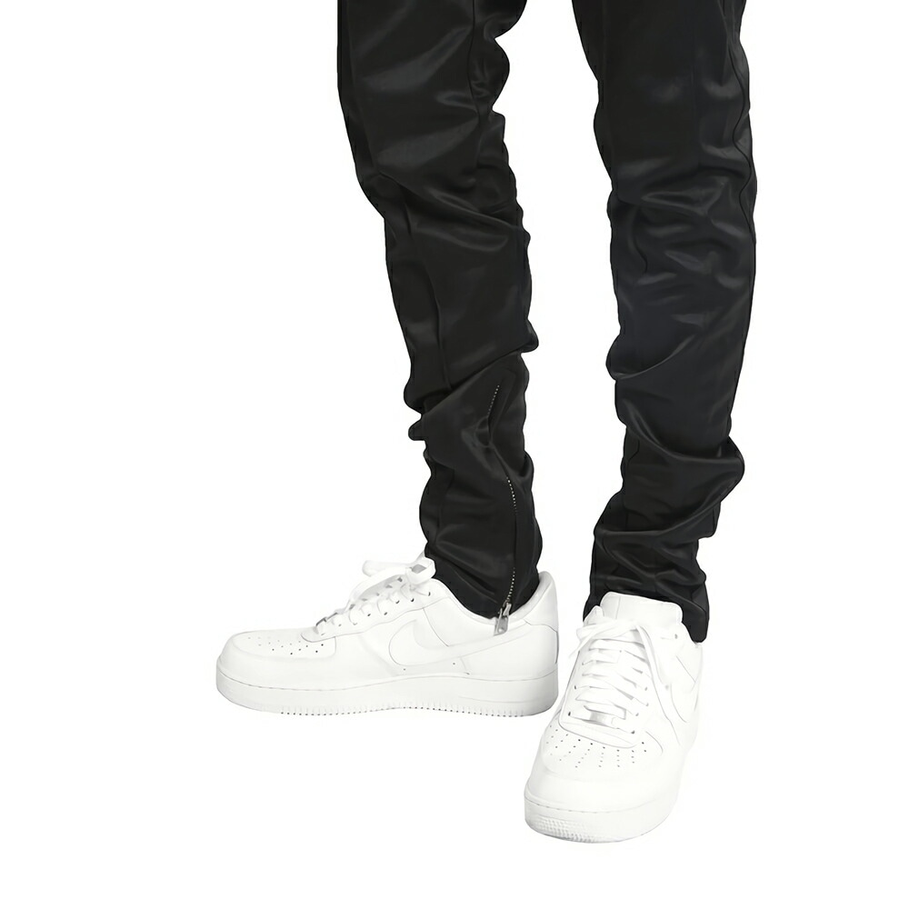 mnml ミニマル TRACK PANTS Black/Black トレンド トラックパンツ