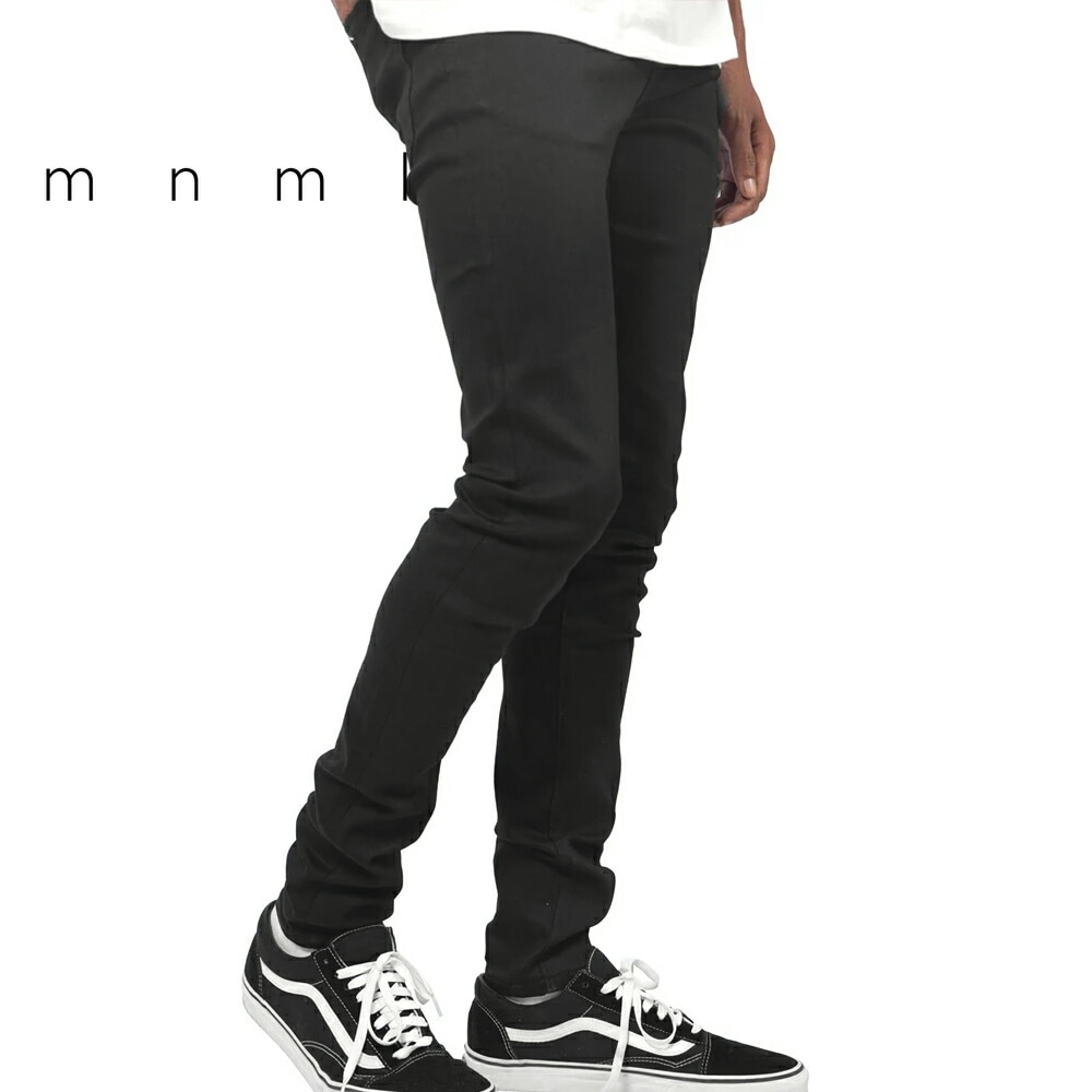 mnml ミニマル X43 STRETCH DENIM MATTE BLACK ストレッチ デニム