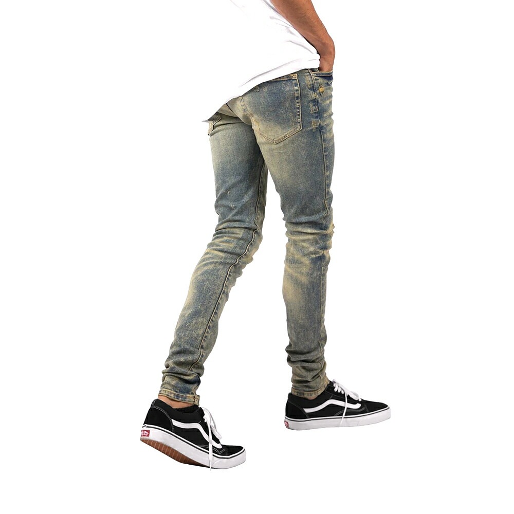 mnml ミニマル X146 STRETCH DENIM BLUE ストレッチ デニム パンツ