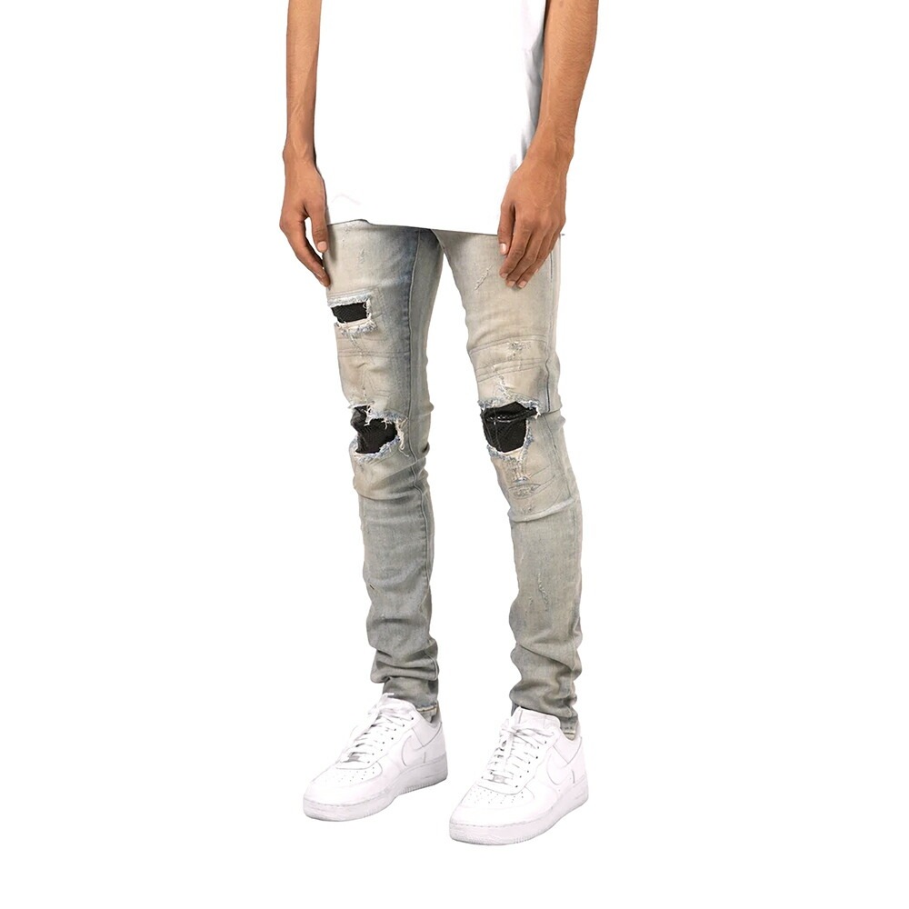mnml ミニマル X163 STRETCH DENIM BLUE ストレッチ デニム パンツ