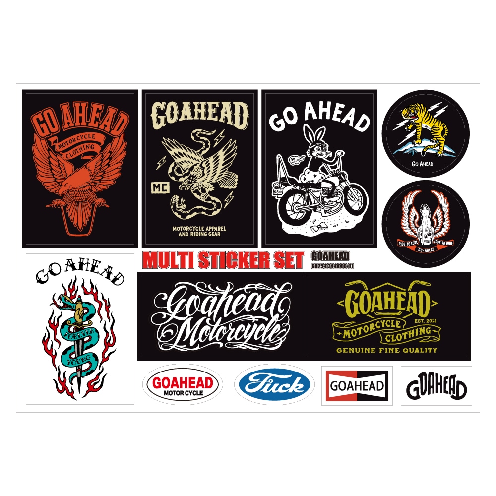 MULTI STICKER SET,GOAHEAD,ゴーアヘッド]