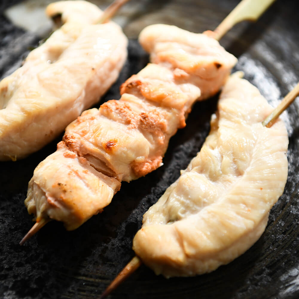 焼き鳥部位紹介 ささみ ササミ 笹身 焼き鳥一筋30年焼き鳥専門店 大黒堂