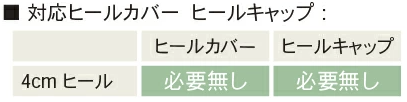 対応ヒールカバーとヒールキャップ