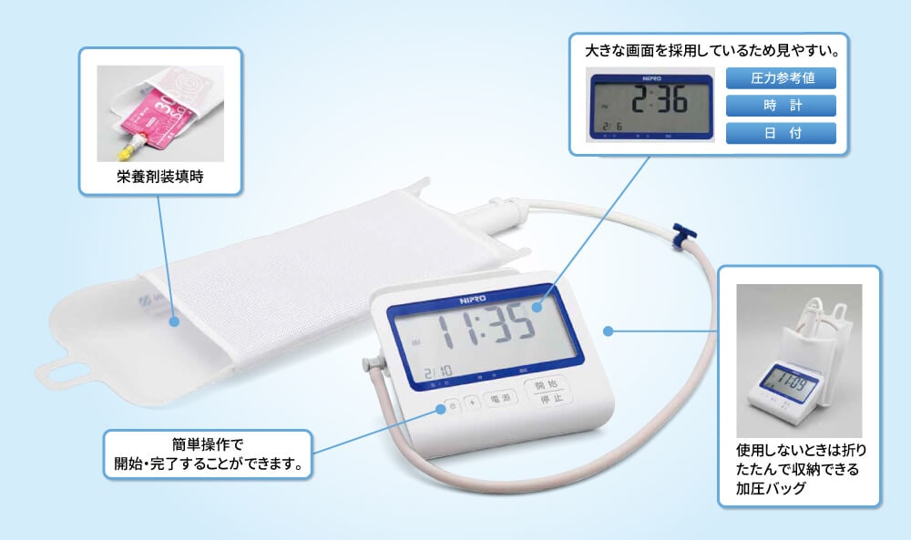 ニプロ 加圧ポンプ・EN加圧バッグCS【各種】｜ 医療用品通販【ハート