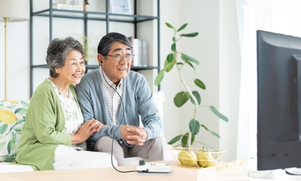 ハンズフリーでテレビも会話も快適に。