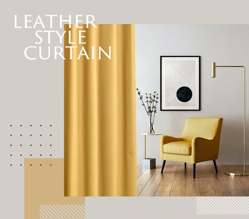 LEATHER STYLE CURTAIN