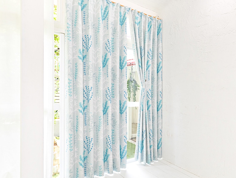 びっくりカーテン【MARINE & PIER】海を感じるデザイン遮光シリーズ