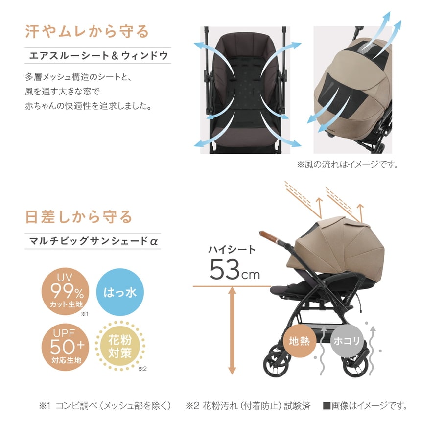 新品 スゴカルS エッグショック JA レンタルベビーカー コンビ