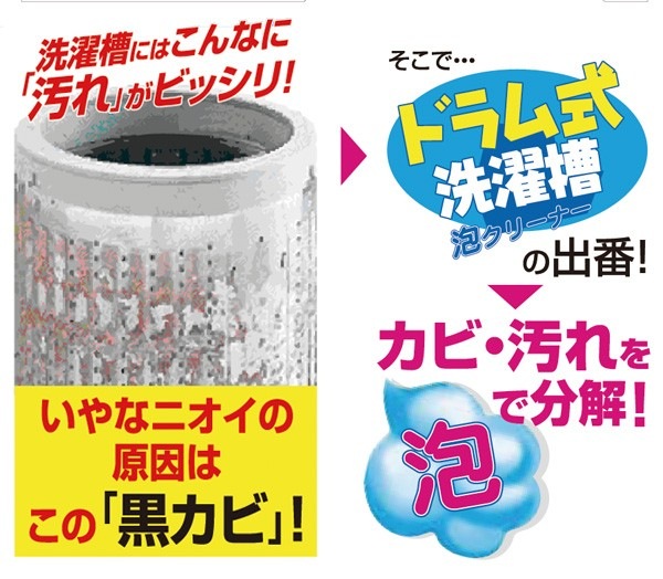 ドラム式 洗濯槽 泡クリーナー | すべての商品 | アイメディア公式WEBショップ